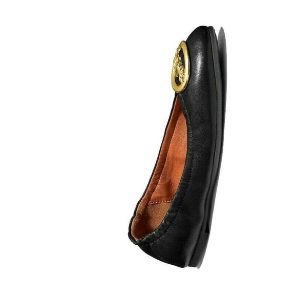 COACH BAILEY LEATHER BALLEY FLATS WOMEN SHOE FG2944 BLACK SIZE 6.5 $188 - Picture 7 of 11